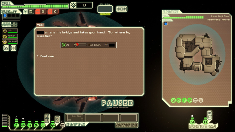 Illustration for article titled FTL: Faster Than Light Modded To Run A Marriage Proposal